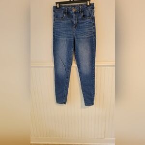 American Eagle Curvy High Rise  Blue Women's Jeans Size 8